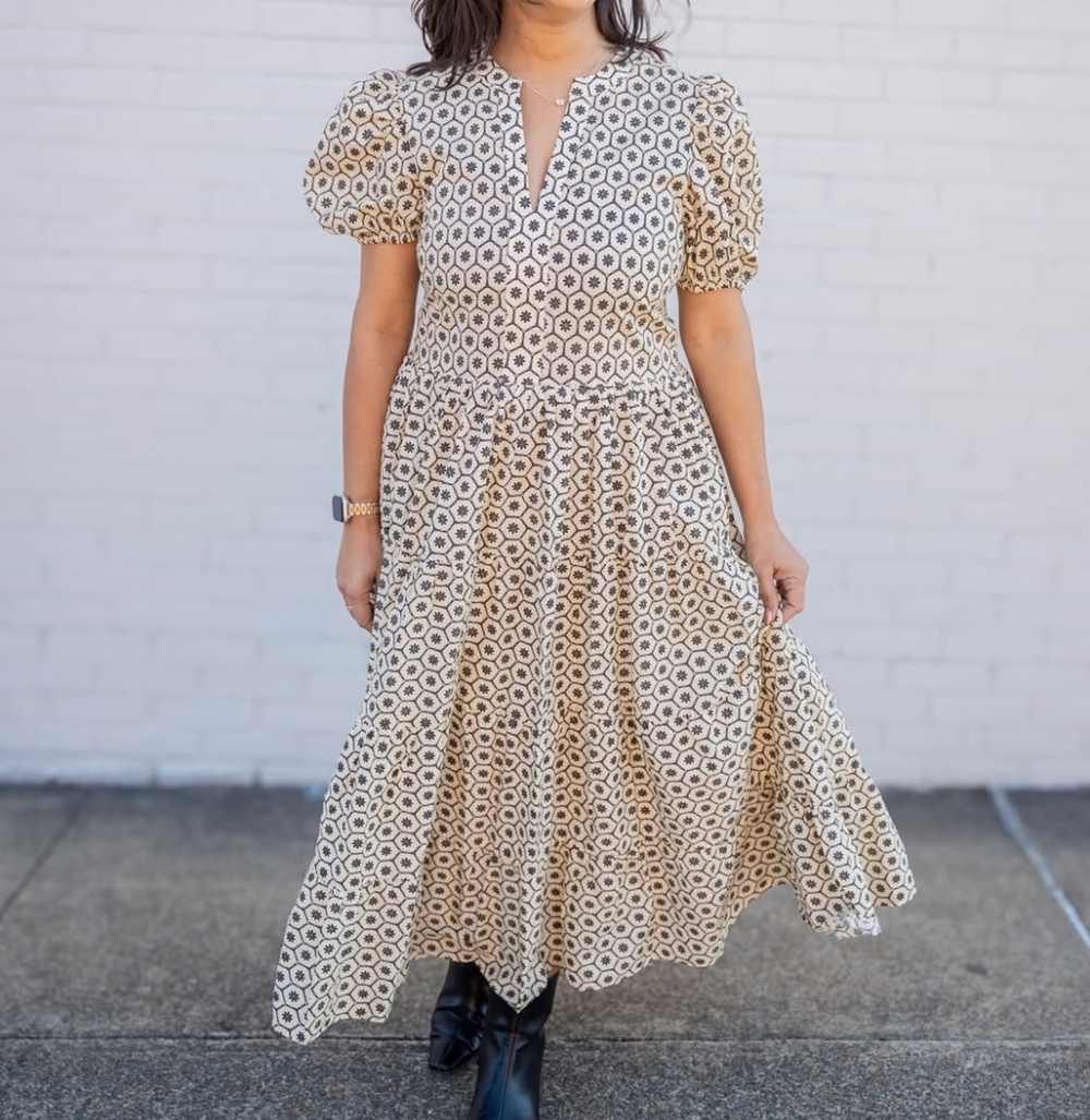 Gorgeous Midi Dress English Factory-NWT